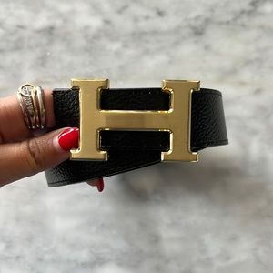 Reversible Hermes Belt